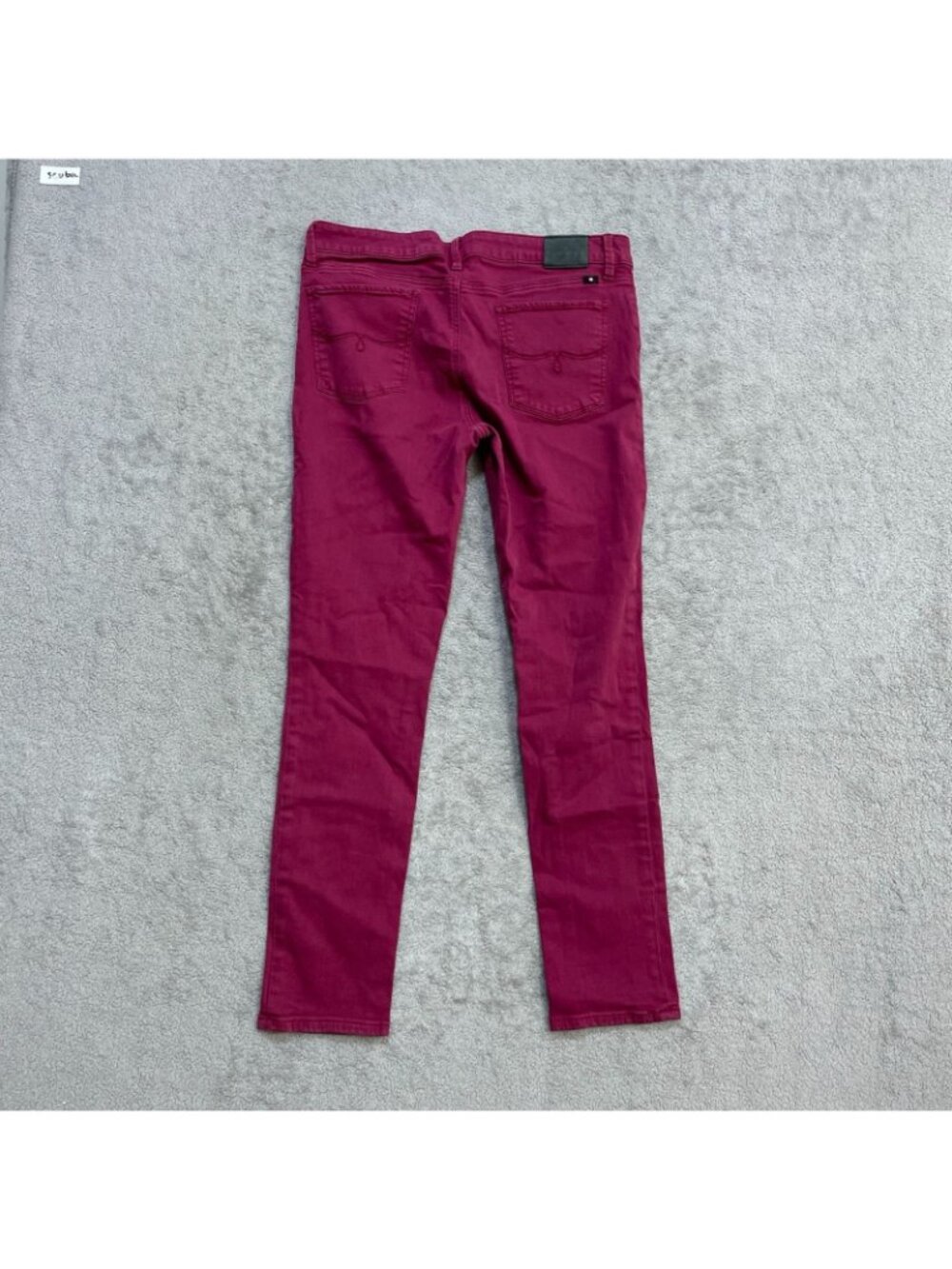 Lucky Brand Women's 14/32 Lolita Skinny Jeans Red Cotton Stretch B1284 - Picture 3 of 13